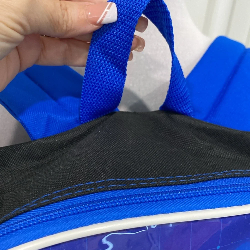 NWT Jurassic World T Rex Raptor Blue Backpack